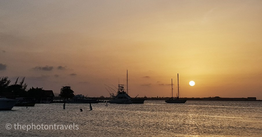 A view from The Glistening Waters Hotel , The Falmouth , Jamaica