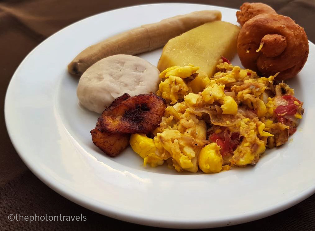 My first breakfast during Montego Bay trip